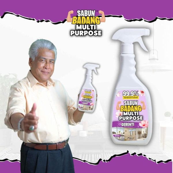 SABUN BADANG MULTIPURPOSE SPRAY - WANGI | BERSIH FREE SHIPPING