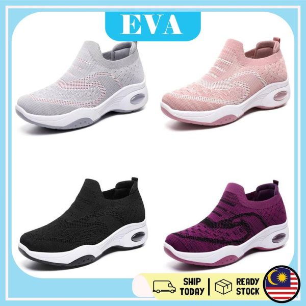 READY STOCK EVA Women Outdoor Sneakers Sport Shoes Kasut Sukan Wanita Feet Gym Training