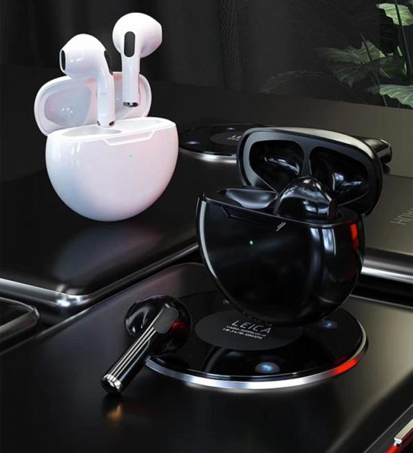 Fon Telinga Bluetooth Tanpa Wayar, Bunyi Hi-Fi, Fon Telinga Fon Kepala Mikrofon Terbina dalam, Kawalan Sentuh, Serasi dengan iPhone dan Android, Didatangkan dengan Kabel Data Percuma