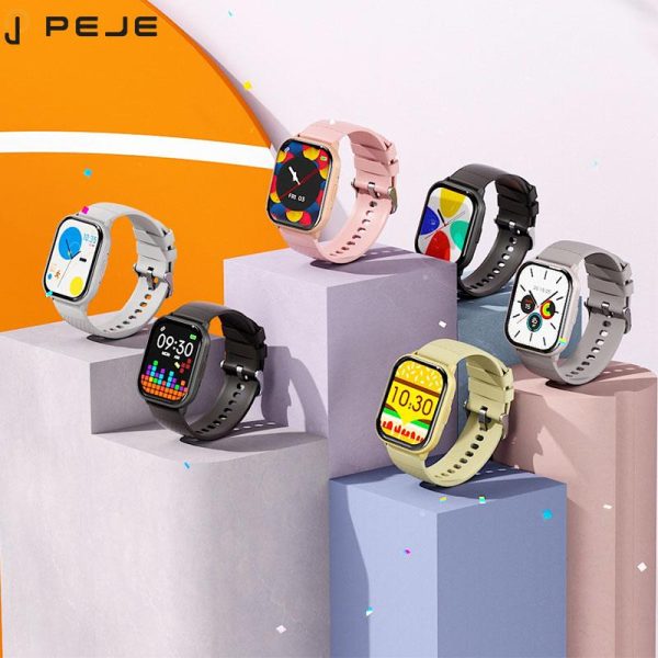 Jam Tangan Pintar, PEJE ZL99J, Kalis Air IP68, Skrin HD 2.01-inci, Menyokong Straval, 100 + Mod Senaman, Permainan Terbina dalam, Suara AI, Panggilan Bluetooth