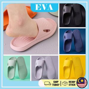 READY STOCK EVA Colourful Men Women Unisex Bathroom Indoor Family Shoes Kasut Lelaki Perempuan Selipar Kasut Rumah
