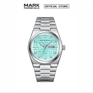 【100% Authentic】Jam Tangan Kuarza Fesyen, MARK FAIRWHALE, Paparan Fungsi Kitaran Kalendar, Dail Hiasan Papan Kekunci, Trend Baharu Kreatif, Gaya Reka Bentuk Unik, Pakaian Gaya Yang Menjadi Milik Semua Orang, FW-5012 Watches