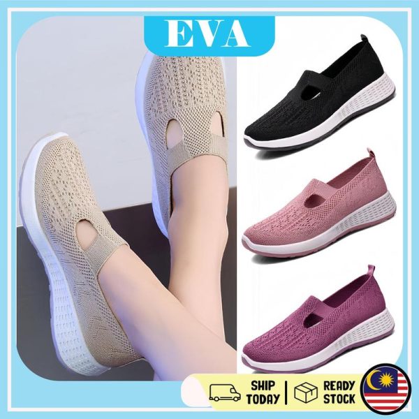 READY STOCK EVA Women Shoes Sneaker Outdoor Sneakers Sport Shoes Kasut Perempuan Wanita Sukan Gym Kasual