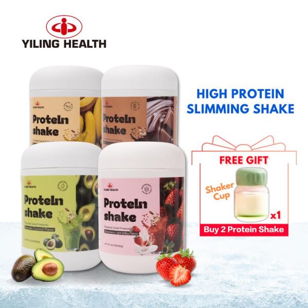 Serbuk Gantian Makanan Wanita Goncang Protein Kesihatan, Yiling, 400g, 4 Perisa Tersedia