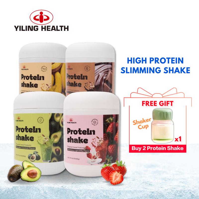 Serbuk Gantian Makanan Wanita Goncang Protein Kesihatan, Yiling, 400g, 4 Perisa Tersedia