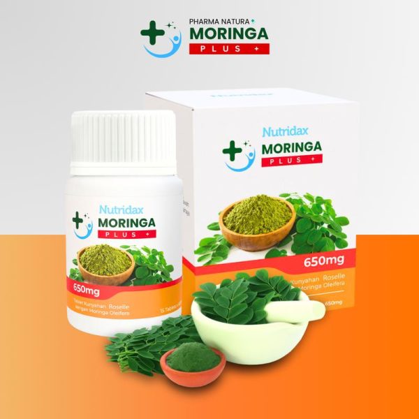 Moringa Plus - Moringa Tanpa Gula Dengan Campuran Ekstrak Roselle