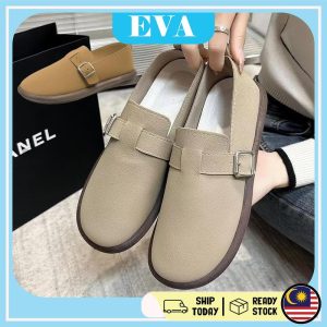 READY STOCK EVA Sneakers Women Sandal Woman Office Shoes Kasut Sarung Perempuan Wanita Shoes Casual Flat Slip On Loafers Retro Casual Breathable