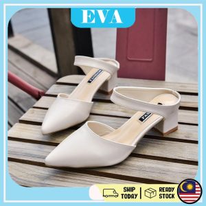 READY STOCK EVA Shoes High Heels Kasut Tinggi Perempuan Wanita Dinner