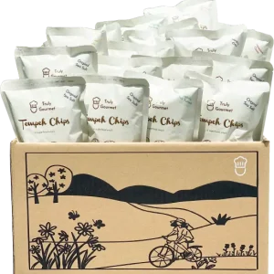Truly Gourmet 24 Pack Bundle Tempeh Chips 80g Halal, Vegan, Gluten Free Snack