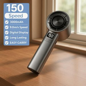 3000mAh 150 Speed 120 Speed Handheld Fan Portable Bladeless Mini Fan rechargeable 120/150 Level Adjustment With Strong Wind Cooler in summer