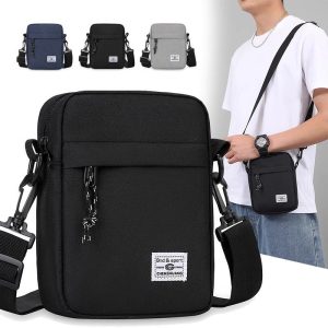 AMG Crossbody bags for men oxford waterproof trend light small shoulder backpack