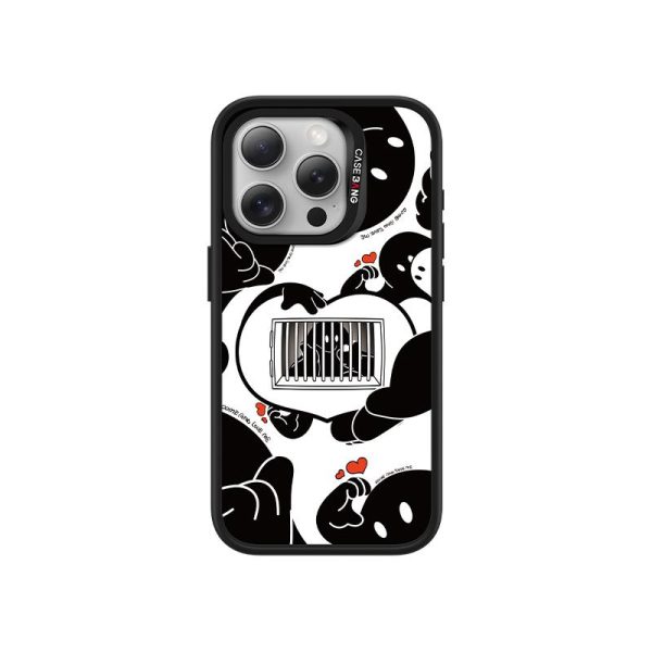 ImagiSnap, CASEBANG, Dikurung oleh siri Heybye, Berjenama IP, Pengecasan Magnetik Magsafe, Sesuai untuk iPhone 13-15 siri, Beg Udara Balut Penuh, Empat Penjuru, Tahan Kejutan