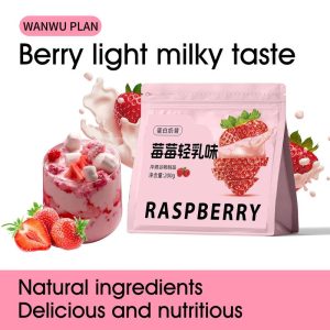 WANWU PLAN Perisa Oatmeal Susu Untuk Wanita, SerbukProteinWhey, Dua Ratus Gram