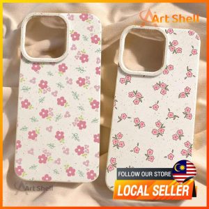 For iPhone 16 14 Pro max small flowers ins Trendy shell 13 12 11 15 8plus 7plus iPhone Case XR X Xs Max 11pro Mobile Protection Wireless