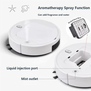 IS28 IS25 Smart Robot Vacuum Cleaner Small Household Appliance 3in1 Charging Cleaning Machine Automatic Dry Wet Sweeping Battery Light