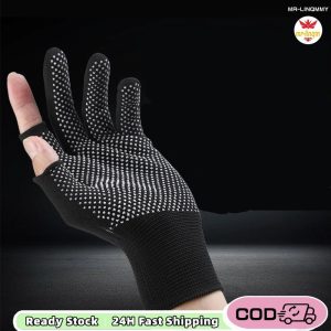 {MR-LINQM} Fitness, cycling, mountain climbing, non-slip, mobile phone, loading and unloading, driving, multi-functional, easy to clean, breathable sports gloves (1 pair)Istimewa Ramadhan