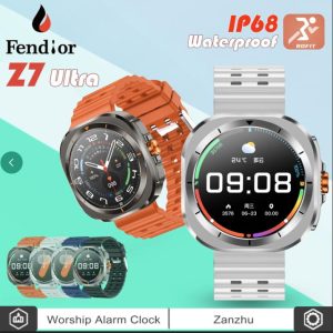 【Cod&Local 】Z7 Ultra Smartwatch Fungsi Zanjir Inovatif, Mengesan Sembilan Solat, Kiraan dan Pencapaian Senaman, Pemantauan Kesihatan Komprehensif