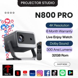 NEXGEN N800 PRO Projector Home Ultra HD Smart Projector Decoding 4K Bedroom Living Room Home Theater