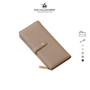 Dompet Kulit PU Corak Buaya, David Jones Paris, Penyusun Pemegang Kad, Untuk Wanita dan Gadis, DJ0086