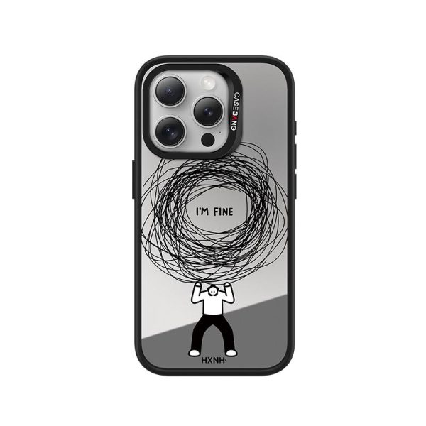 ImagiSnap - Saya Baik oleh Siri HXNH, CASEBANG, Pengecasan Magnetik Magsafe, Berjenama IP, Serasi dengan iPhone 13-16 dan Samsung S24 / 24 + / 24U / 25U, Beg Udara Balut Penuh, Empat Penjuru, Tahan Kejutan