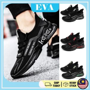READY STOCK EVA Fashion men Flyknit Sport Shoes Breathable Sneakers Running Shoes Lelaki Kasut Sukan