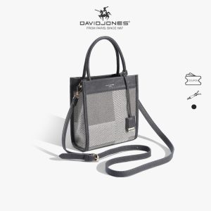 Beg Silang Badan, David Jones Paris, Koleksi Baru Musim Bunga Musim Panas, Untuk Wanita Pereka, Saiz Kecil, Beg Pemegang Atas, Diperbuat daripada Kulit PU, Lembut dan Lentur, Gaya CM7039
