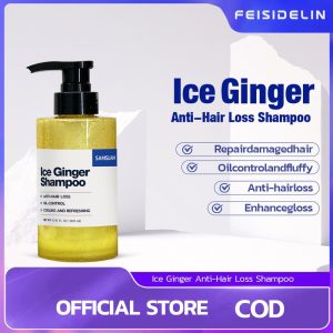 Syampu Halia SAMSUAM, Anti-rambut gugur, Penjagaan rambut yang licin, 300ml Shampoo Haircare