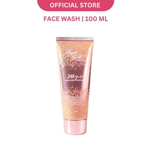 Sugar Gold Face Wash 100ml untuk Kulit Lebih Segar dan Muda Pencuci Muka Mencerahkan Facial Skincare Kering Wangi Wajah