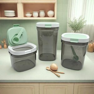 Bekas Susu Bayi Kedap Udara Milk Powder Storage Container Airtight with Magnetic Spoon Bekas Simpan Susu Tepung Zipper