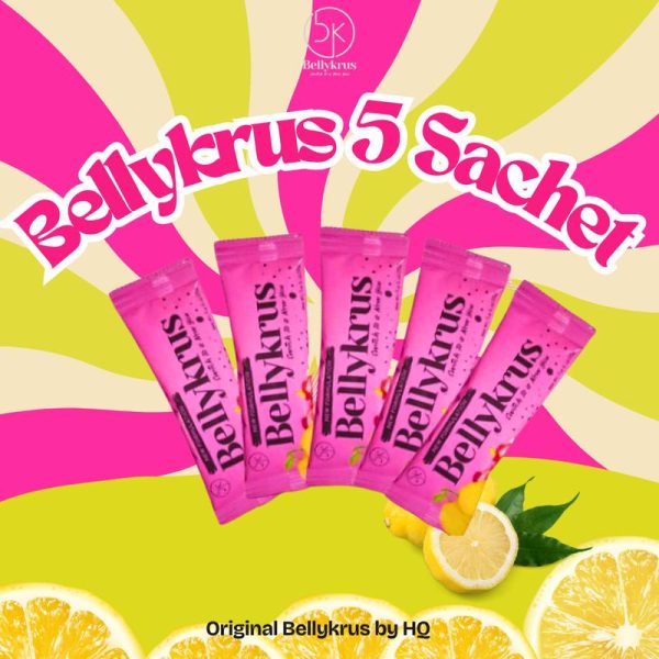 Wonderfruit Bellykrus SET PERCUBAAN PERISA LEMON DAN CUKA EPAL