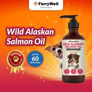 FurryWell Wild Alaskan Salmon Oil 200ml (Up to 86 Servings)
