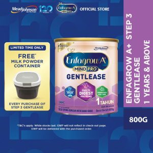Enfagrow A+ Step 3 Gentlease 800g - MindPro Susu Milk Formula - For Sensitive Tummies Children Food