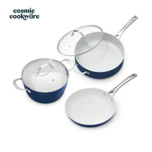 5-piece Cosmo Set - Cosmic Cookware Non-toxic, Swiss Made Non-stick Ceramic Coating, FDA Approved