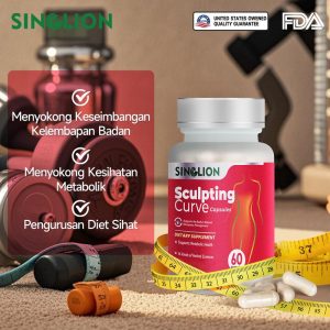 【Official】Singlion Halal Kapsul Lengkung Mengukir, Meningkatkan Sistem Imun, Mencegah Keradangan, Meningkatkan Peredaran
