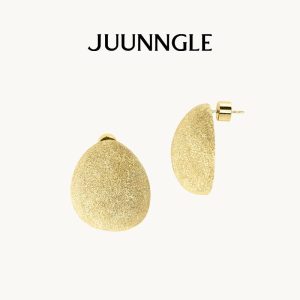 Anting-anting Zhougu Liusha, JUUNNGLE, Untuk Wanita, Koleksi Musim Bunga-Musim Panas, Rekaan Asal Minimalis, Gaya Muka-Masuk Elegan, Anting-anting Menjuntai Bergaya, Idea Hadiah Sempurna