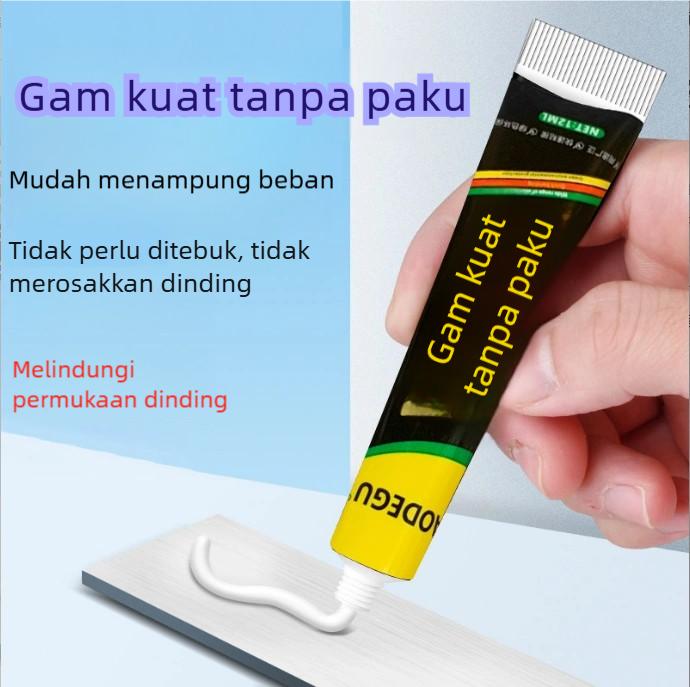 【5 Tubes】Gam Hebat Pelbagai fungsi Gam Berminyak Multifunction Super Glue Gam Universal Glue Oily Glue Waterproof Solder Agent Oily Glue 12ml