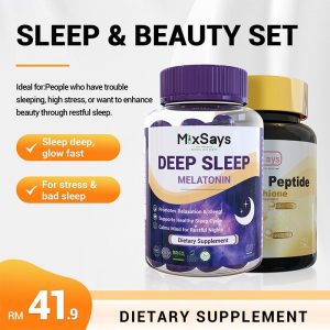 【MixSays】Set Tidur & Kecantikan Set Suplemen｜Tidur Nyenyak & Kecantikan Kulit