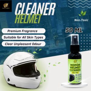 「Max Clean」Helmet Cleaner Spray 50ML Hilangkan Bau Hapak & Segarkan Helmet Non-Toxic Sesuai Semua Jenis Kulit Untuk Semua Jenis Helmet
