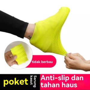 Penutup Kasut Hujan, Penutup Kasut Silikon, Kalis Air Unisex, Tidak Tergelincir, Menebal, Tahan Lama, Tahan Pakai, Luar, Tidak Basah