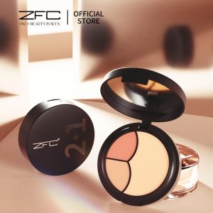 Asas Yunrou, ZFC, Kawalan Minyak 2 + 1, Pelembap, Tahan Lama, Ringan, Tidak Menyapu, Concealer