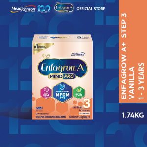 Enfagrow A+ Step 3 - 1.74kg Vanilla - MindPro Susu Milk Formula Powder Children Food