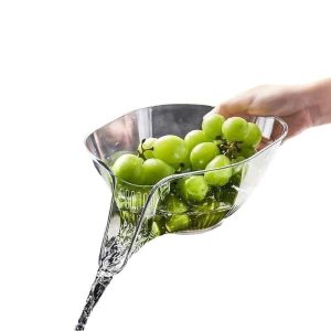 Dapur basuh sayur-sayuran rice cleaner basket multifunction buah detergen untuk isi rumah dengan fungsi pengeringan Kitchenware Utensils
