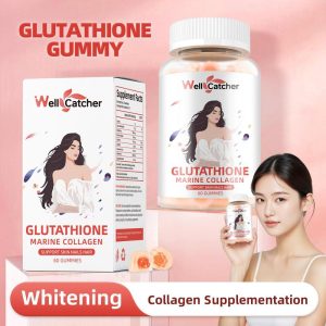 Glutathione Gummies. Gummies can brighten your skin. Each bottle contains 60 vegetarian gummies. Glutathione Supplement