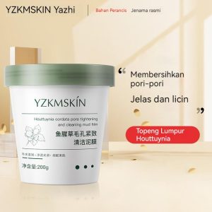 Yazhi Houttuynia Cordata Firming Cooling Mud Mask Masker Pembersih Menghidratkan Pembersihan Dalam