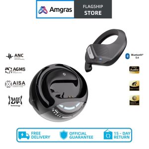 Amgras PokeBall Pro OWS Air Conductivity Earphones Bluetooth Wireless Sports Earbuds Low Latency Game Music Dual Mode Waterproof and Sweatproof