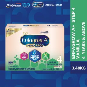 Enfagrow A+ Step 4 - 3.48kg Vanilla - MindPro Susu Milk Formula Powder Children Food