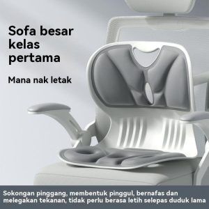 Kusyen Sokongan Lumbar Teguh Tambahan untuk Kanak-kanak dan Dewasa Duduk Lama Kerusi Pembetulan Postur Kerusi Pembetulan Postur Tempat Duduk Artifak Membentuk Badan Belakang Kusyen Leher dan Kusyen Sokongan Lumbar Soft Textiles