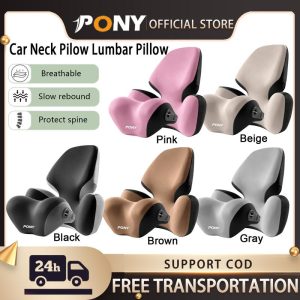 2025 set Sokongan Headrest+Serviks dan lumbar Bantal Leher Sandaran Kepala Kereta,Universal,Busa Memori Lumbar,Bantal Leher Auto, Sesuai untuk Kegunaan Pejabat dan Dalaman Kereta Accessories Car neckcar Neck Pillows hermurah bantalle bow pillowPutih