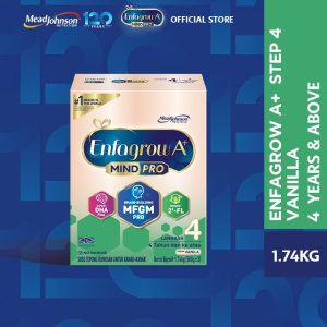 Enfagrow A+ Step 4 - 1.74kg Vanilla - MindPro Susu Milk Formula Powder Children Food