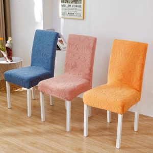 【2 Day Delivery】 Sarung Kerusi Elastik Knitted - Pelindung Tempat Duduk Berkualiti Tinggi untuk Ruang Makan Tahan Lasak & Mudah Dibersihkan  Home Decor